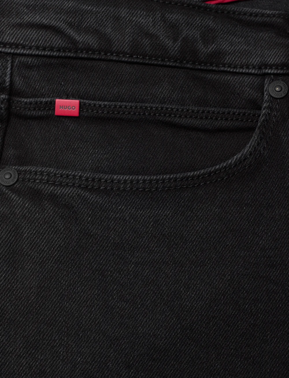 HUGO - HUGO 734 - slim jeans - black - 2