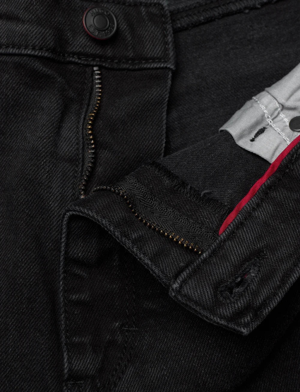 HUGO - HUGO 734 - slim jeans - black - 3