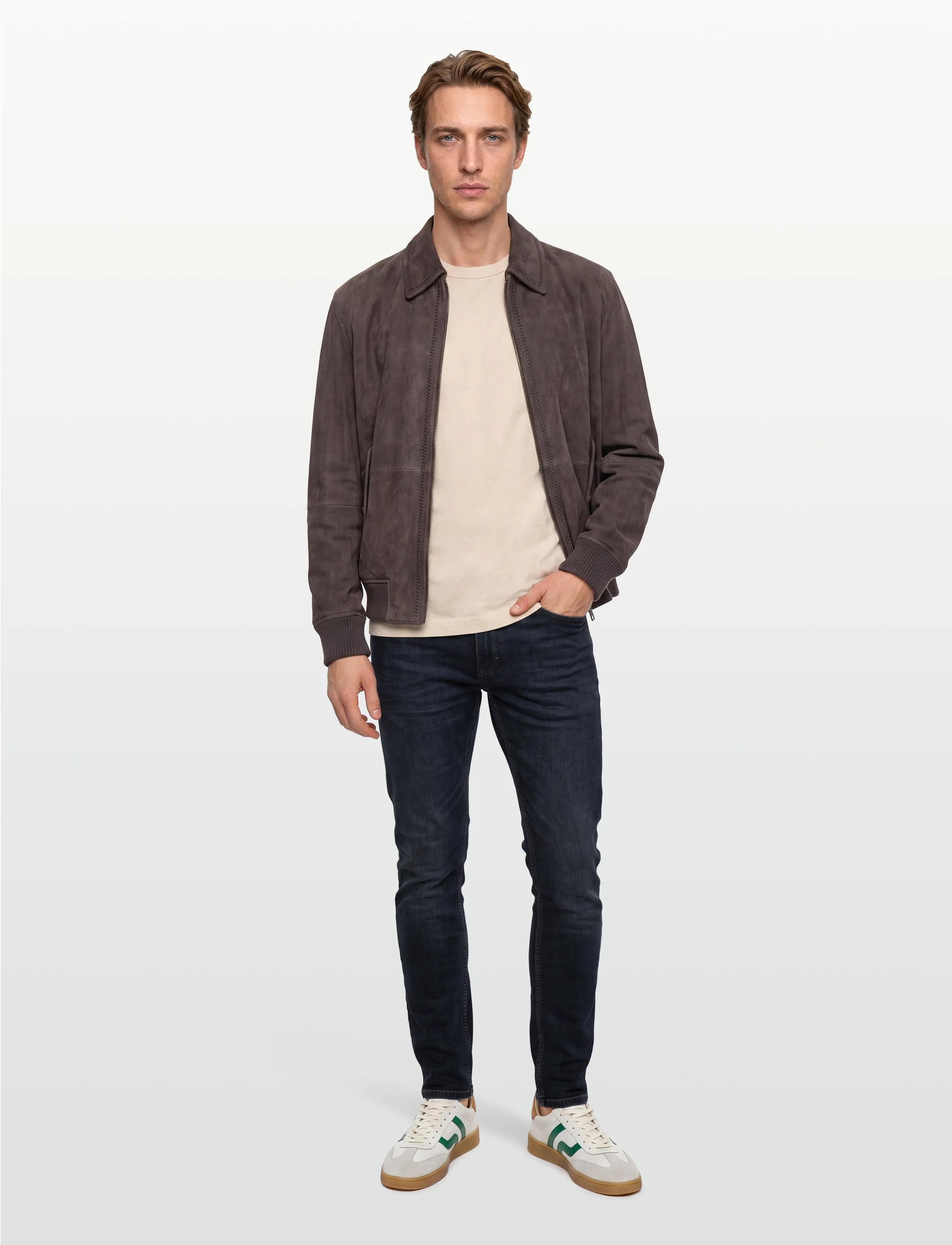 HUGO Hugo 734, 32 x 32, Navy, Jeans > Smalle, Herre