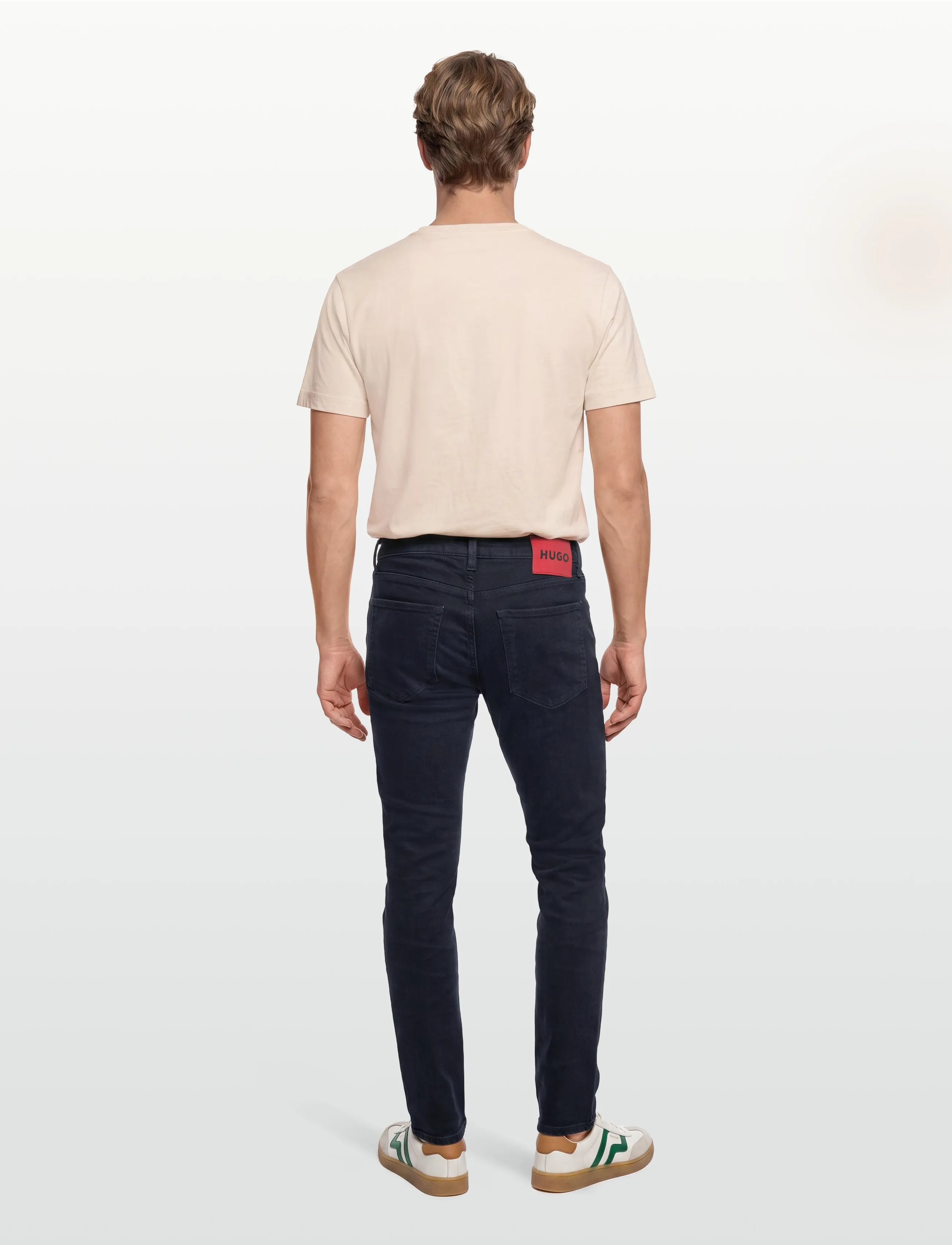 HUGO - HUGO 734 - trousers & jeans - dark blue - 4