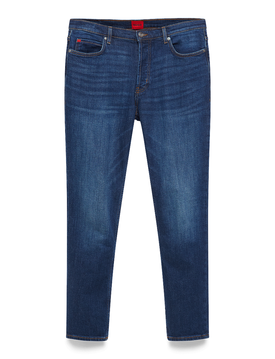 HUGO - HUGO 634 - tapered jeans - dark blue - 1