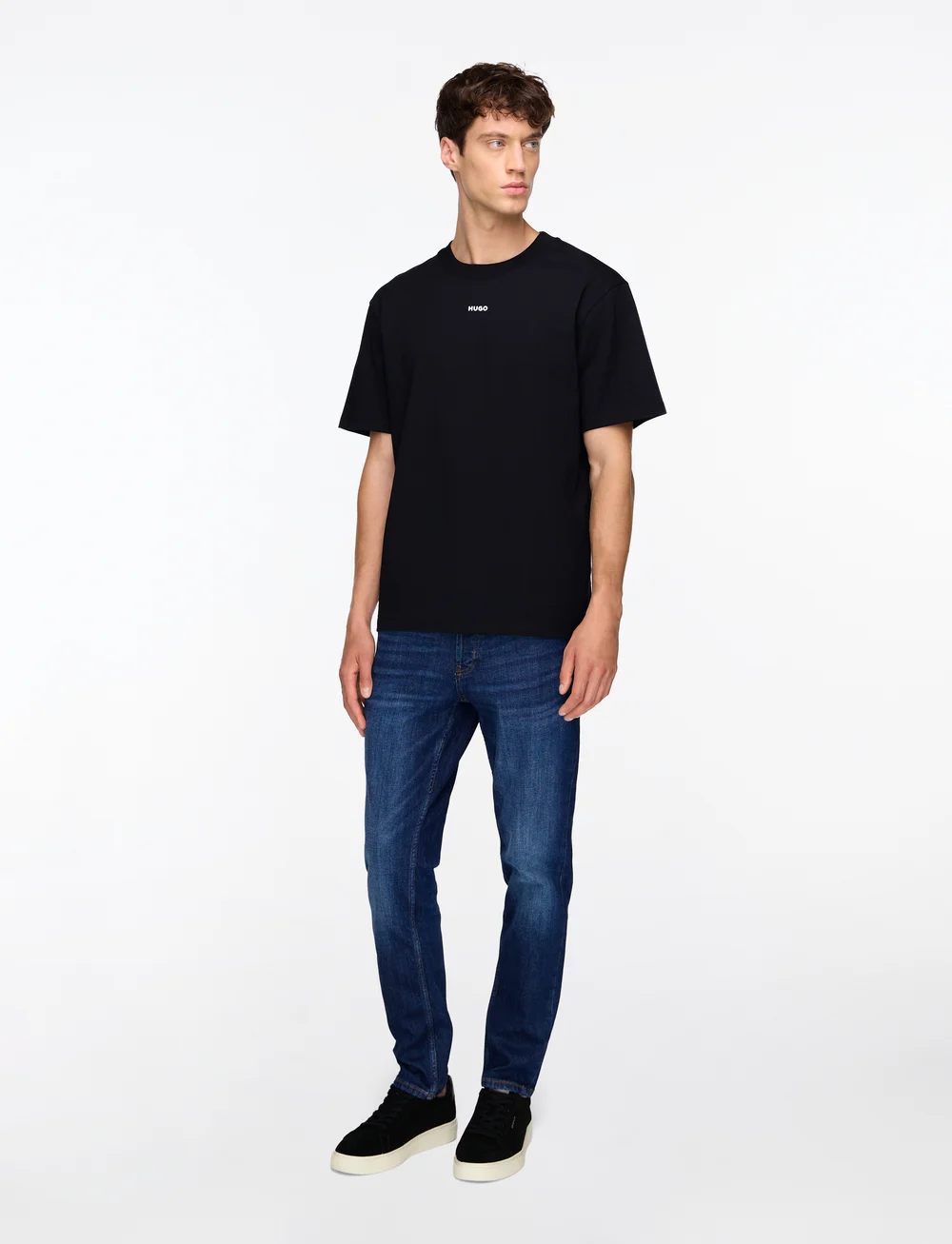 HUGO - HUGO 634 - tapered jeans - dark blue - 2