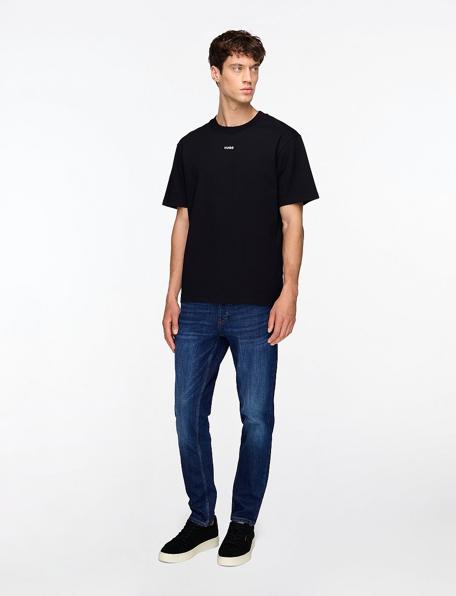 HUGO - HUGO 634 - tapered jeans - dark blue - 2