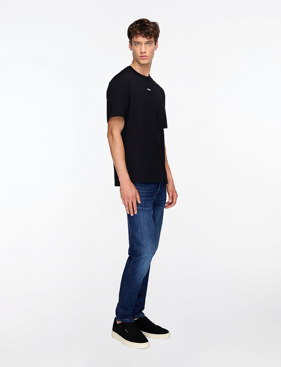 HUGO - HUGO 634 - tapered jeans - dark blue - 3