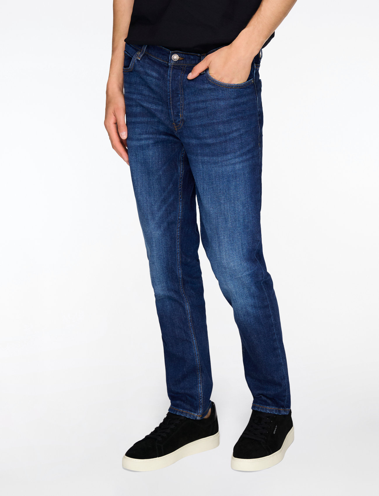HUGO - HUGO 634 - trousers & jeans - dark blue - 4