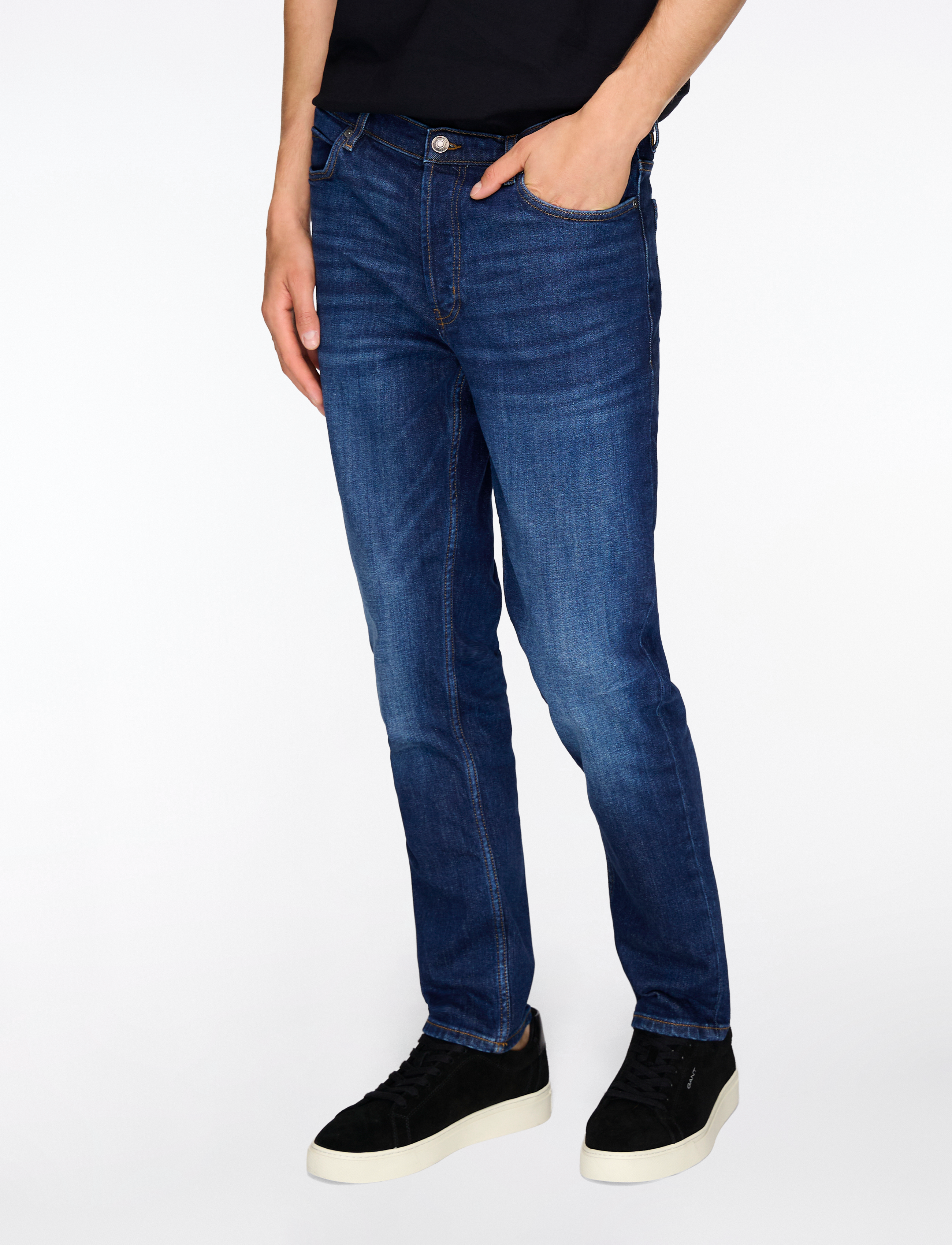 HUGO HUGO 634 - Sašaurināti džinsi - DARK BLUE / navy