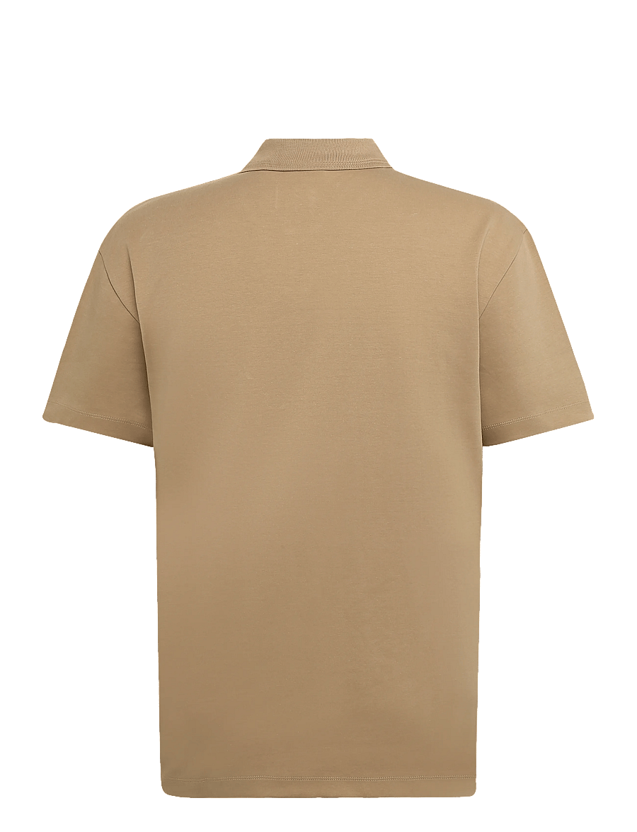 HUGO - Deabono_D - short-sleeved polos - beige overflow - 1