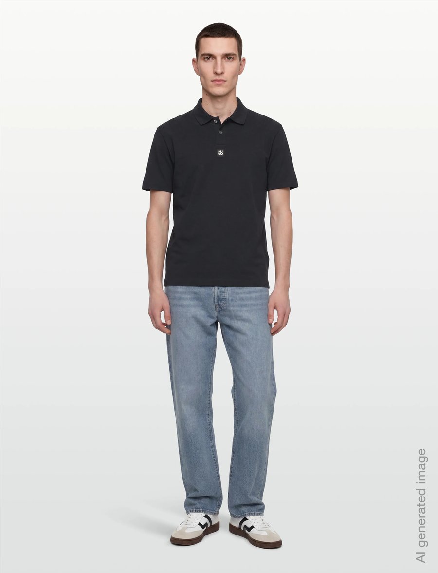 HUGO - Deabono_D - kortærmede poloer - black - 0