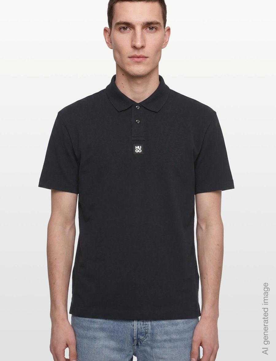 HUGO - Deabono_D - kortærmede poloer - black - 3
