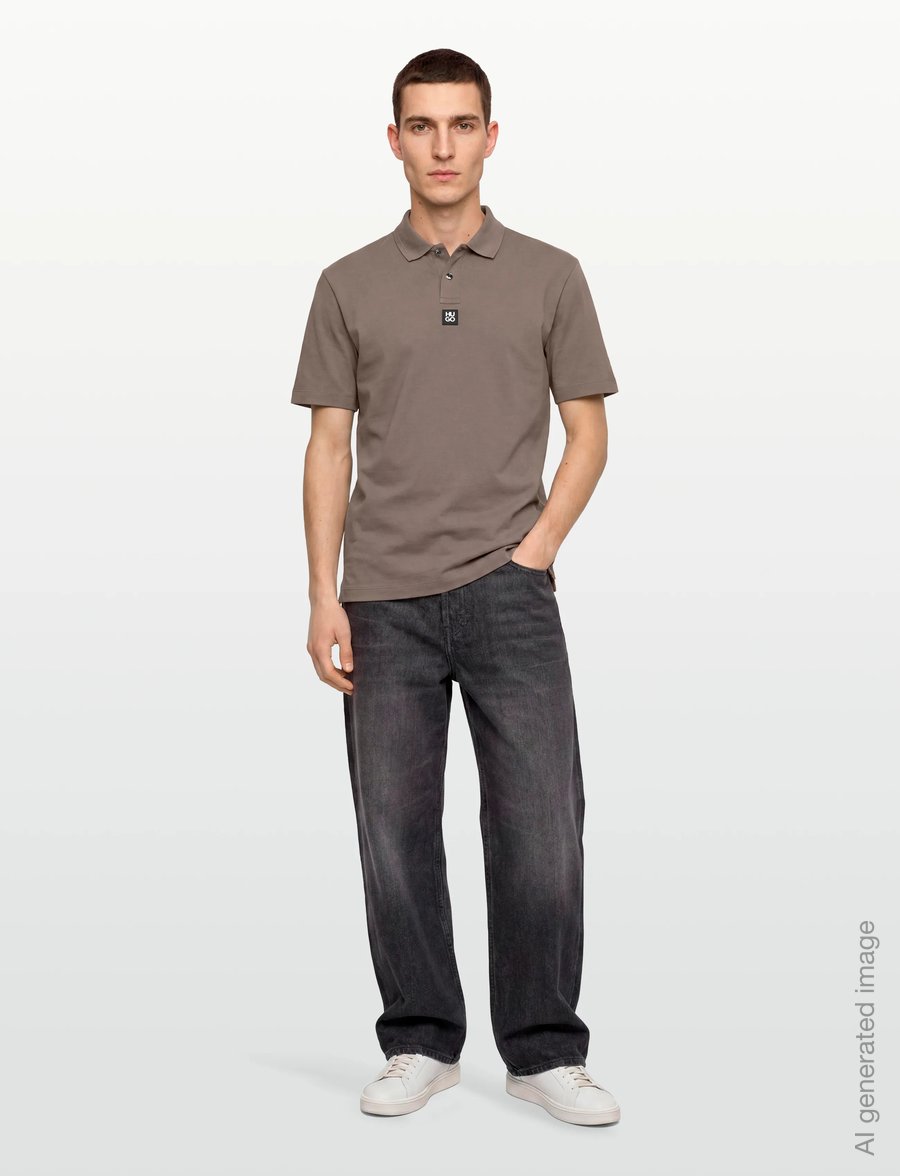 HUGO - Deabono_D - kortärmade pikéer - light/pastel brown - 0