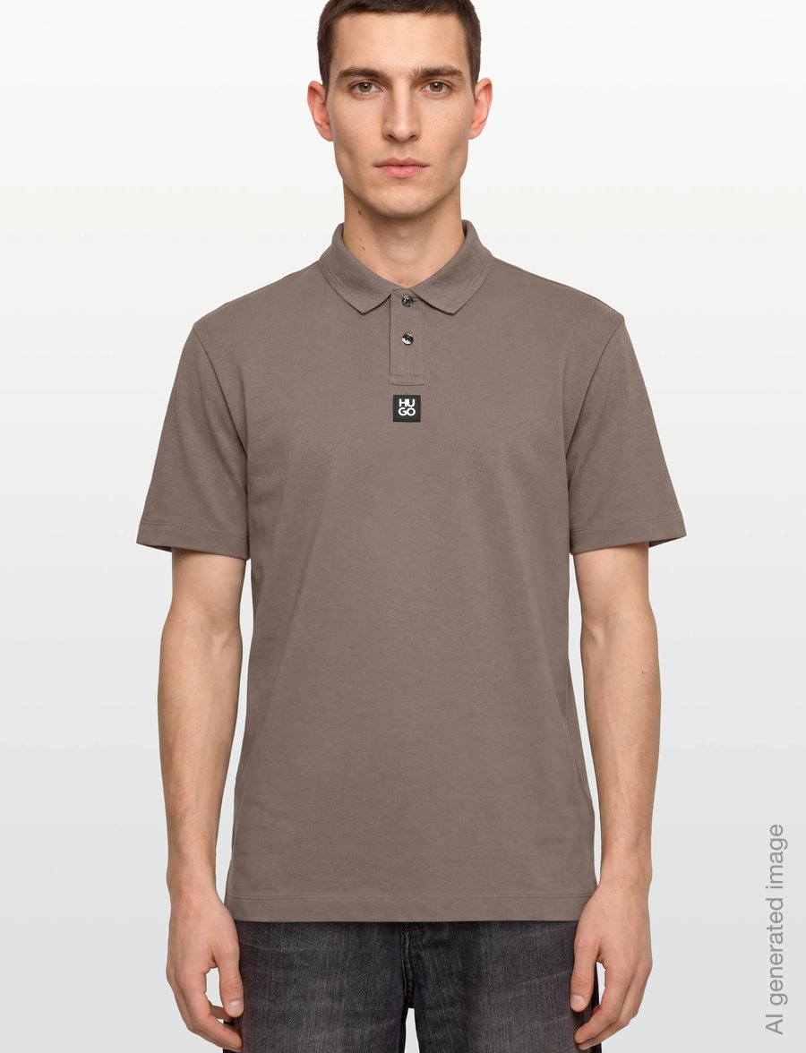 HUGO - Deabono_D - kortärmade pikéer - light/pastel brown - 3