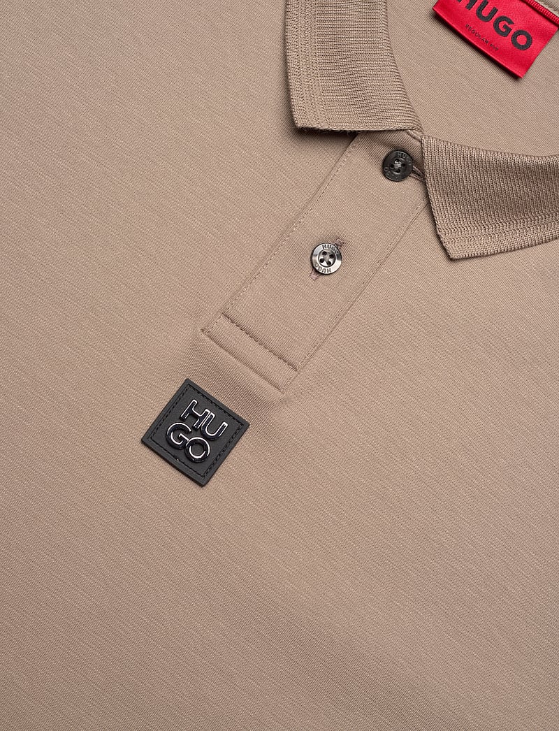 HUGO - Deabono_D - lühikeste varrukatega polod - medium brown - 2