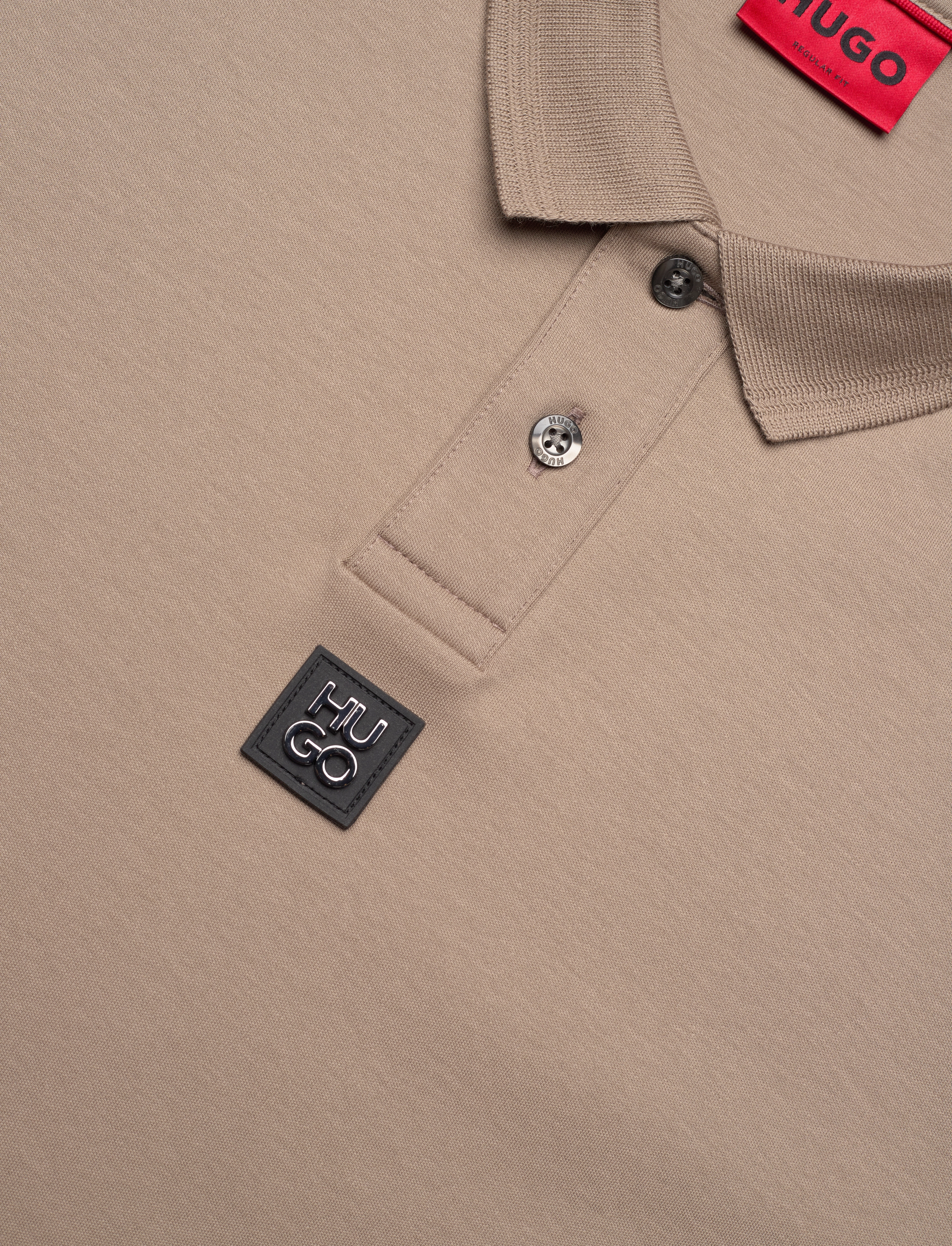 HUGO - Deabono_D - kurzärmelig - medium brown - 2