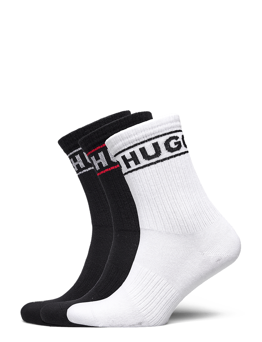 HUGO - 3P QSRIB SPORTY CC W - almindelige strømper - open miscellaneous - 0