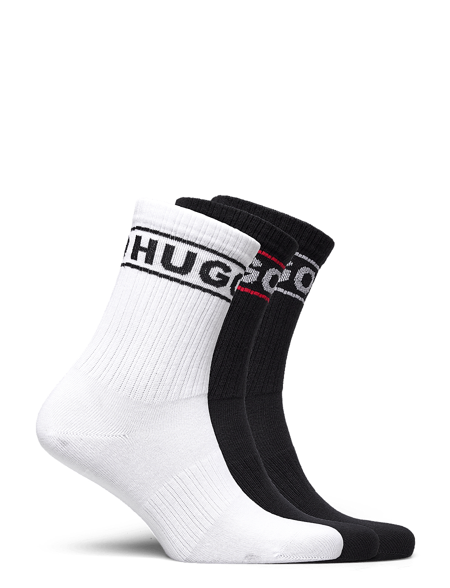 HUGO - 3P QSRIB SPORTY CC W - almindelige strømper - open miscellaneous - 1