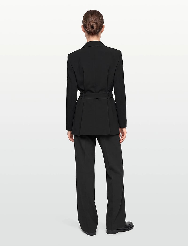 HUGO - Apia - belted blazers - black - 4