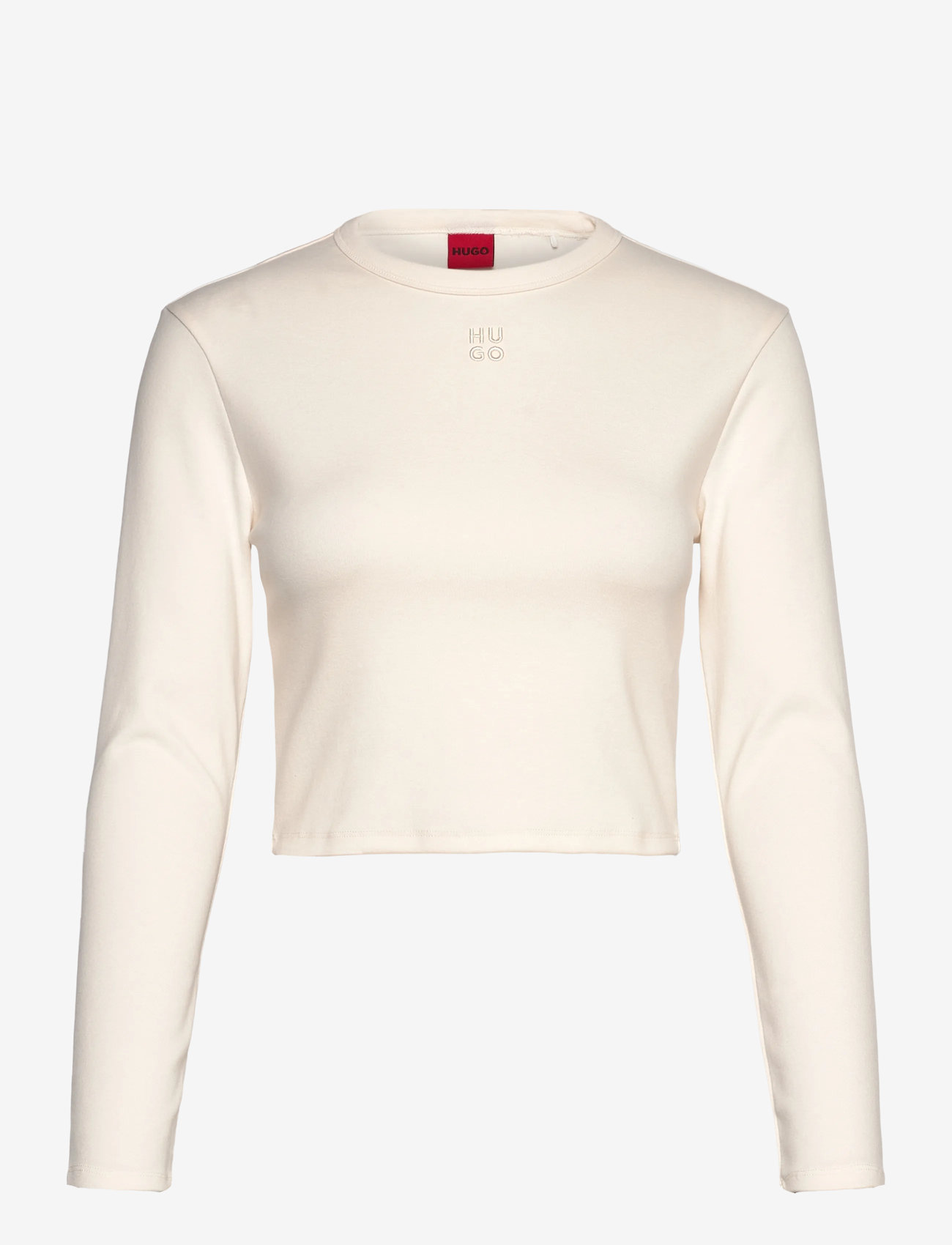 HUGO - Dafilomena_3 - crop tops - open white - 0