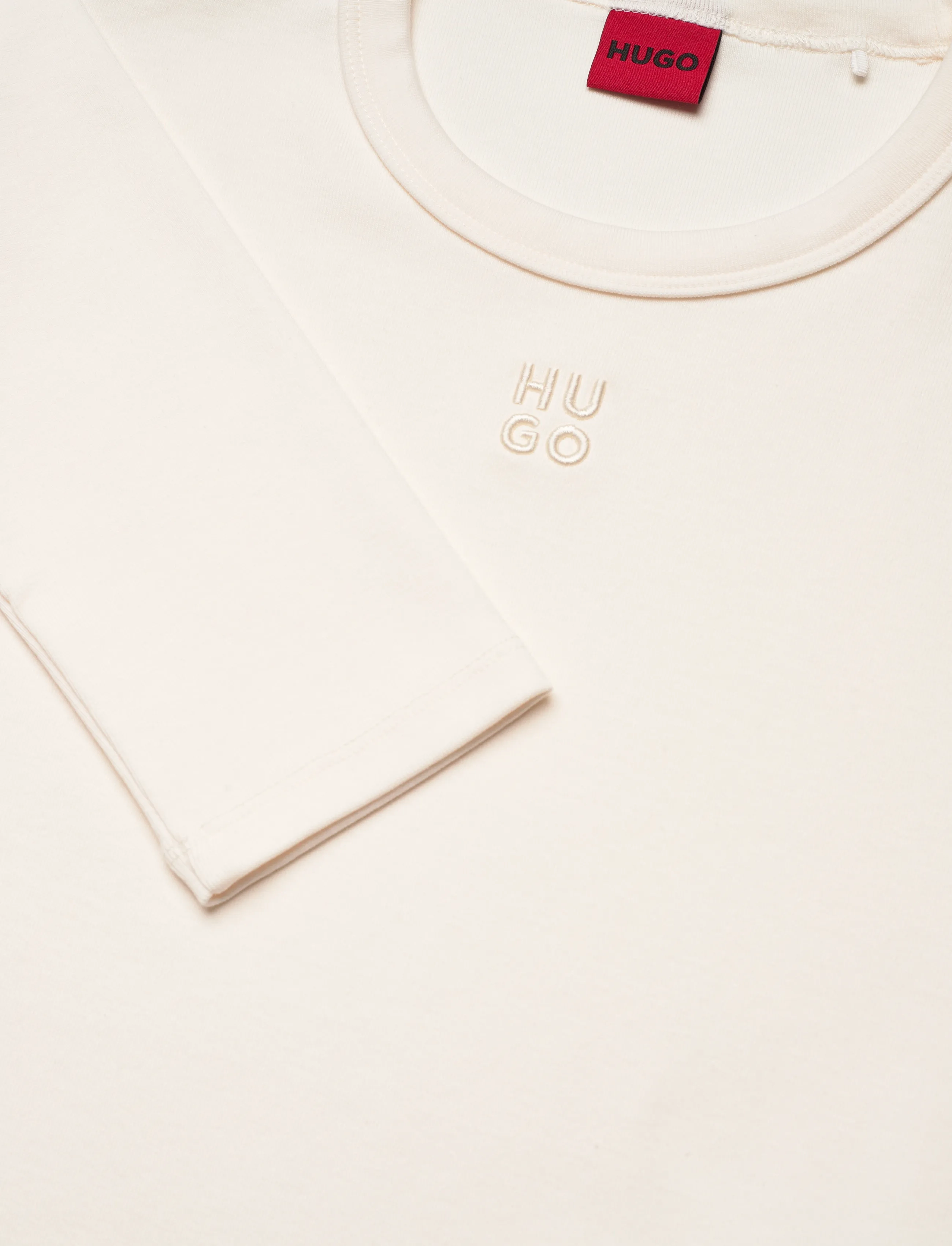 HUGO - Dafilomena_3 - crop tops - open white - 2