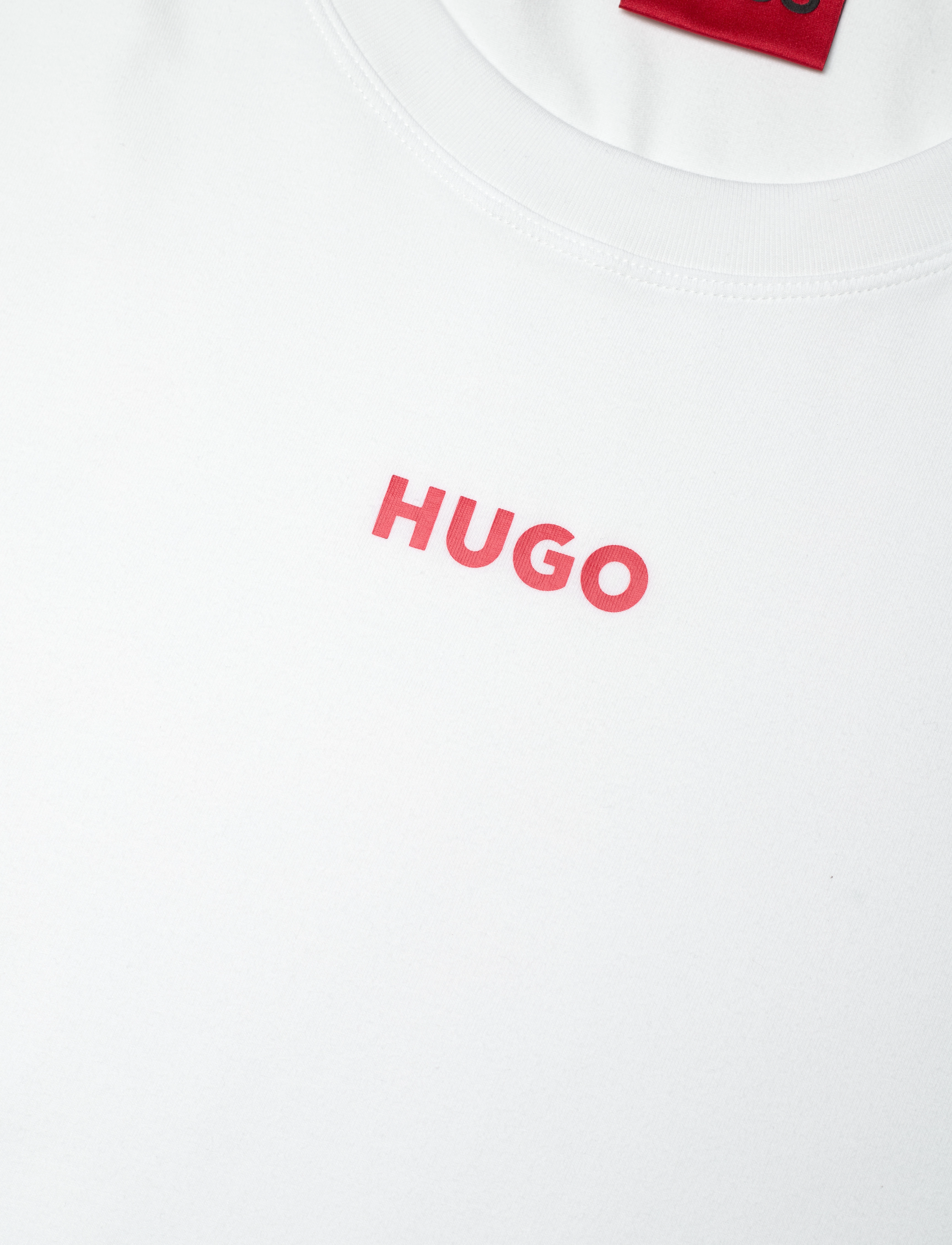 HUGO - Linked T-Shirt - natural - 2