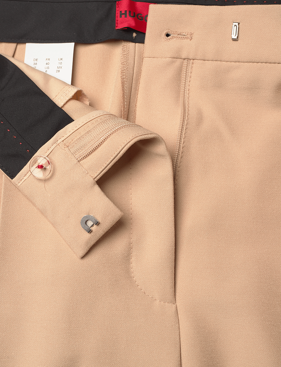 HUGO - Hasabu - anzugshosen - open beige - 3