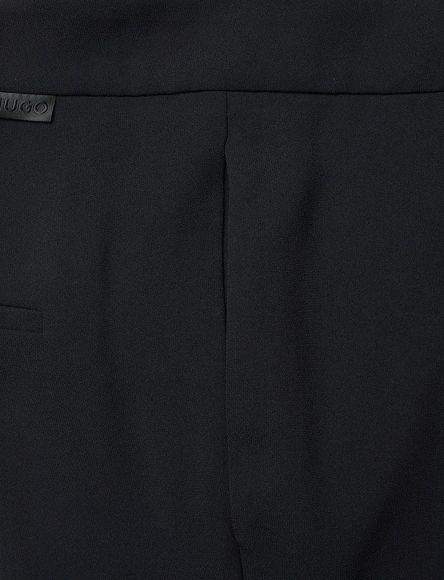 HUGO - Hamaia - hosen mit weitem bein - black - 5