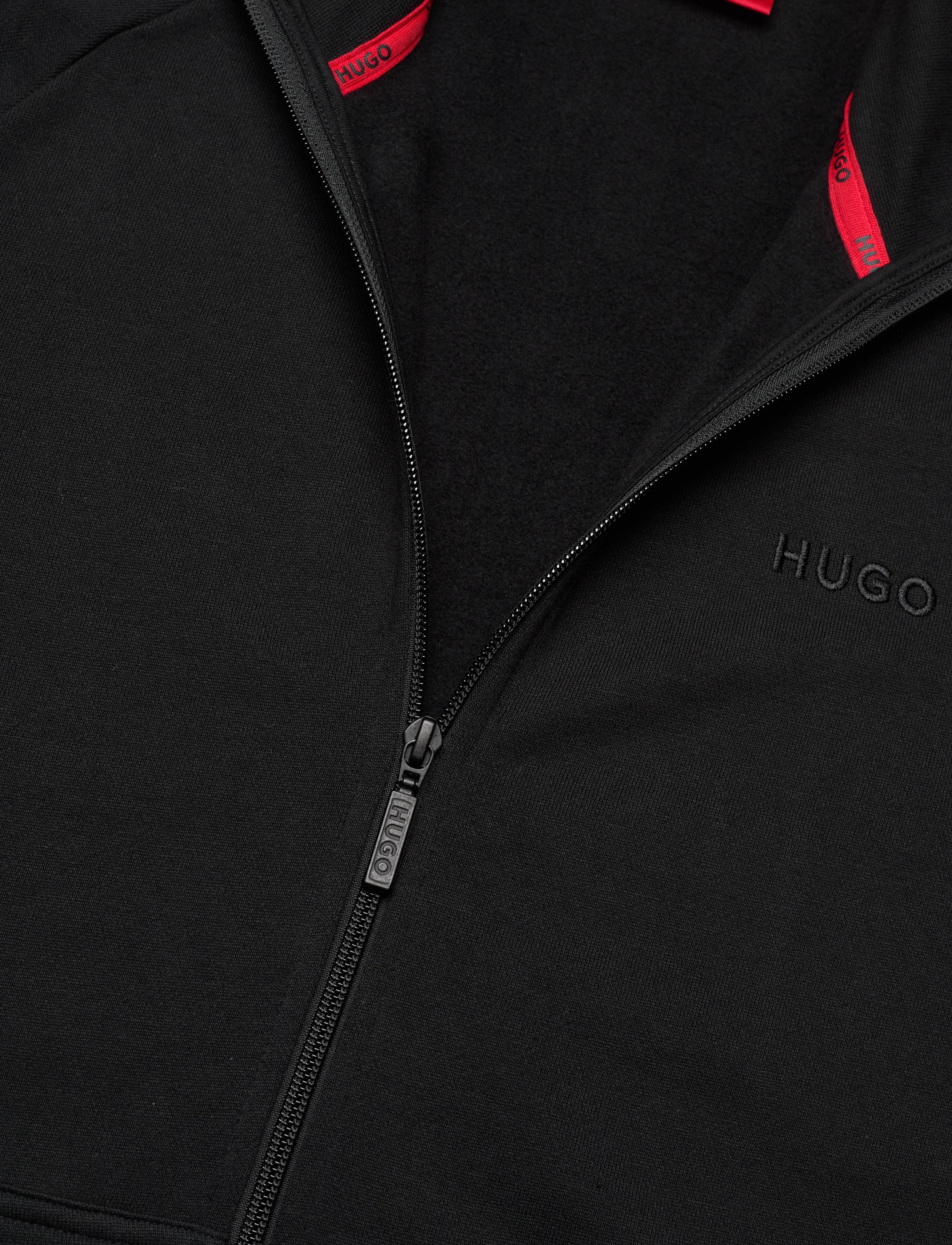 HUGO - Tonal Logo  Zip J - black - 2