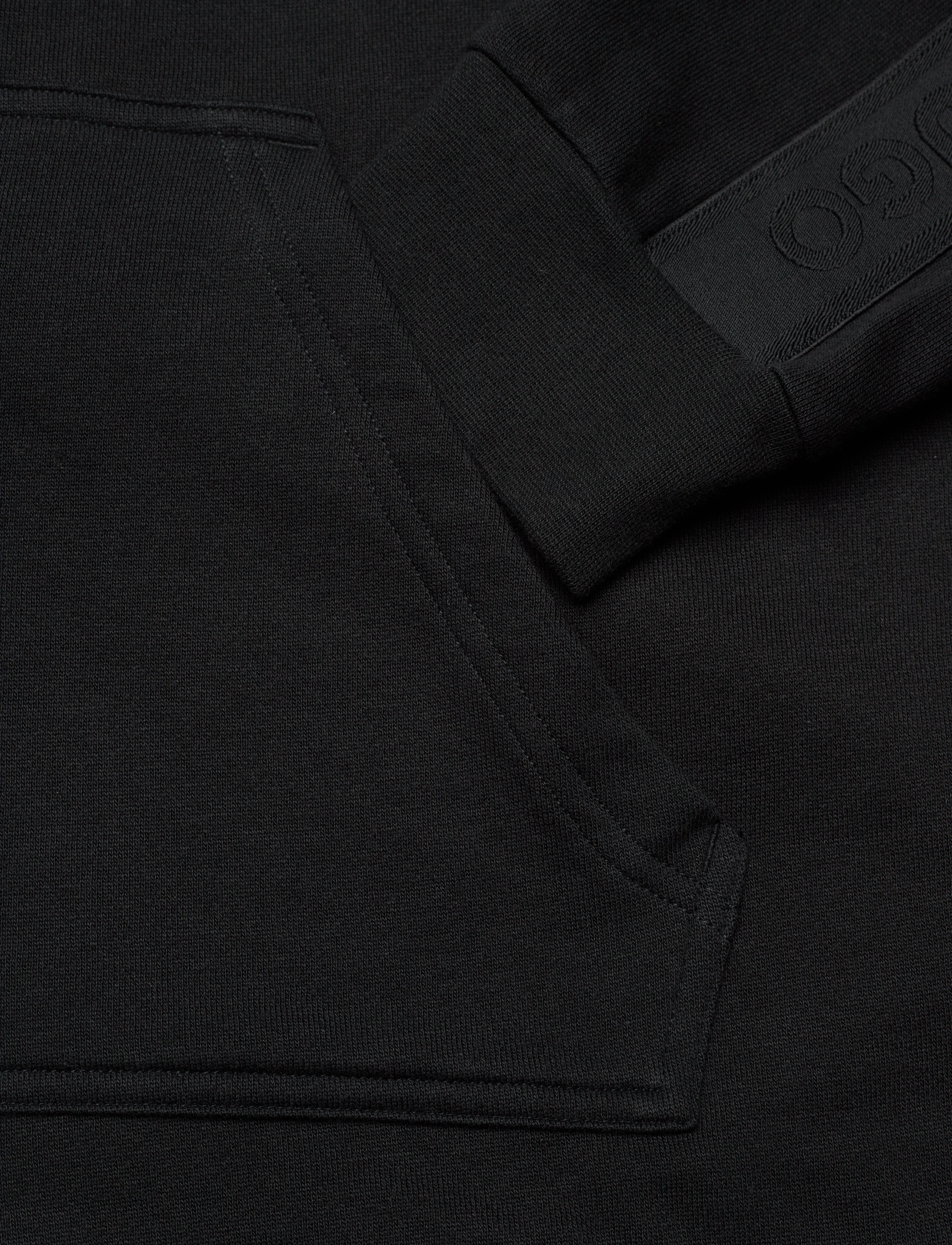 HUGO - Tonal Logo  Zip J - black - 3