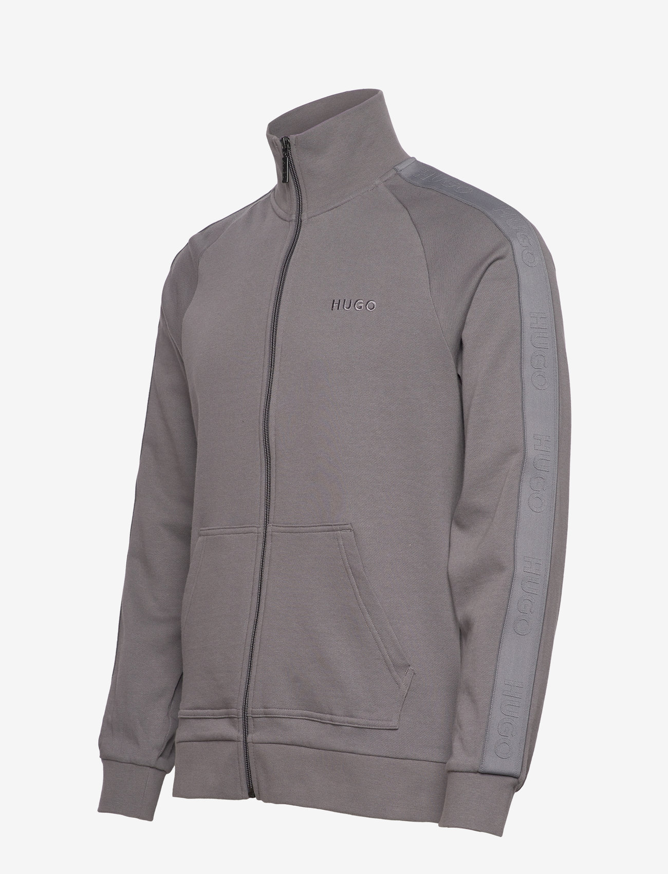 HUGO - Tonal Logo  Zip J - medium grey - 2