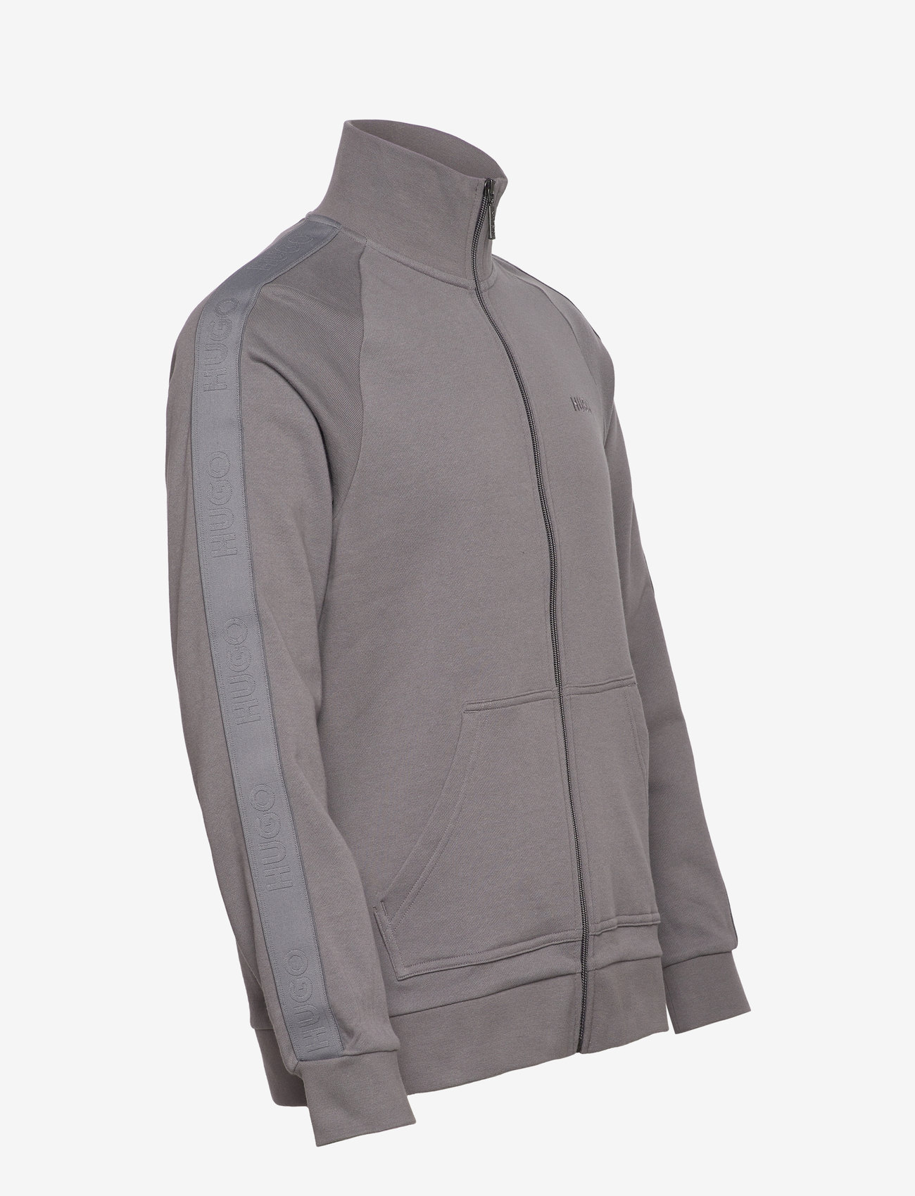 HUGO - Tonal Logo  Zip J - medium grey - 3