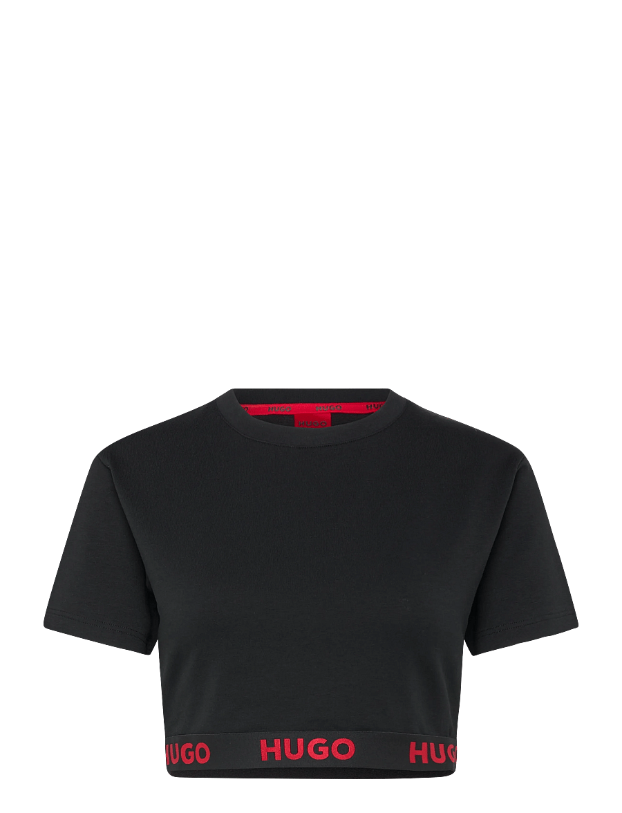 HUGO - SPORTY LOGO_T-SHIRT - hauts courts - black - 0