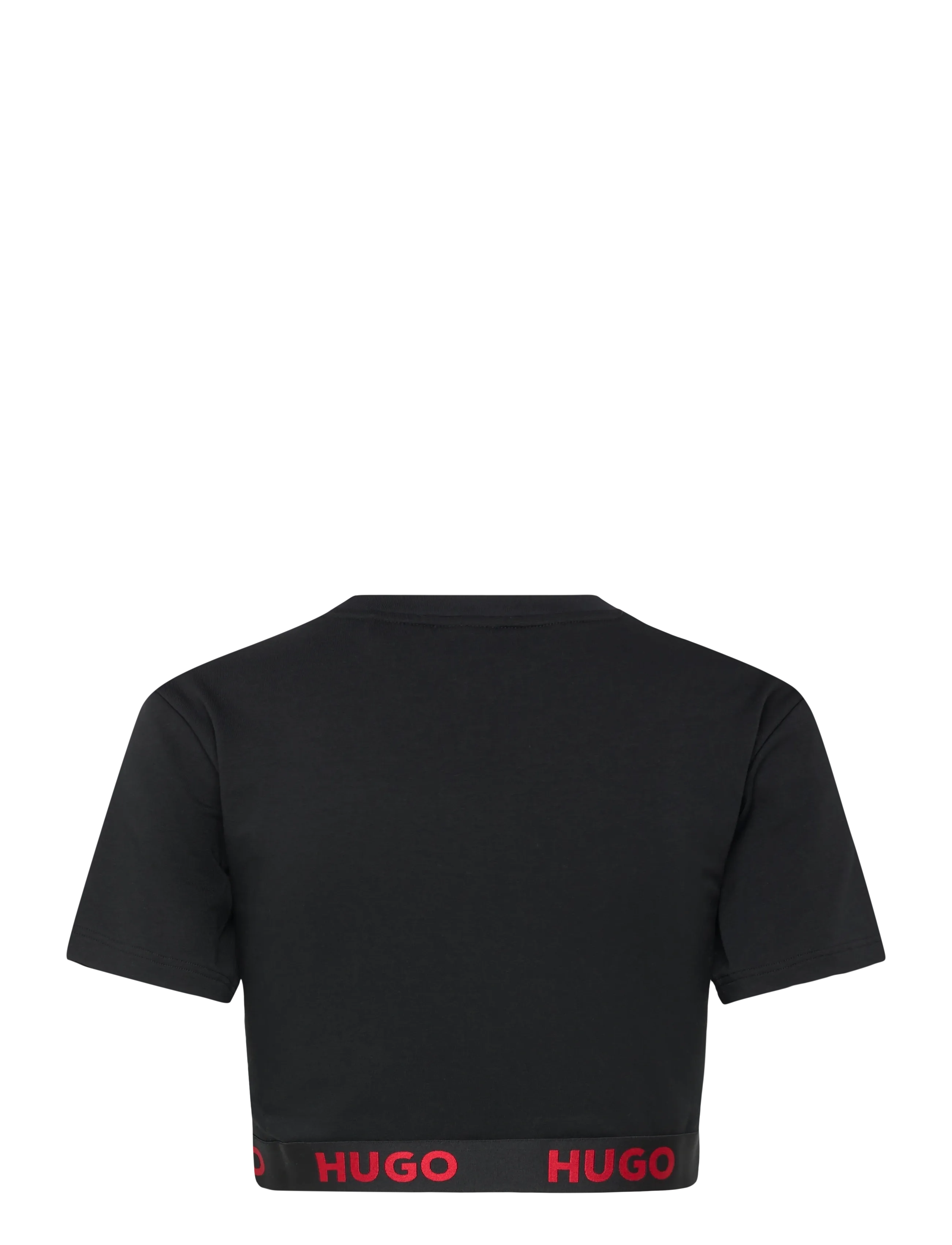 HUGO - SPORTY LOGO_T-SHIRT - crop tops - black - 1