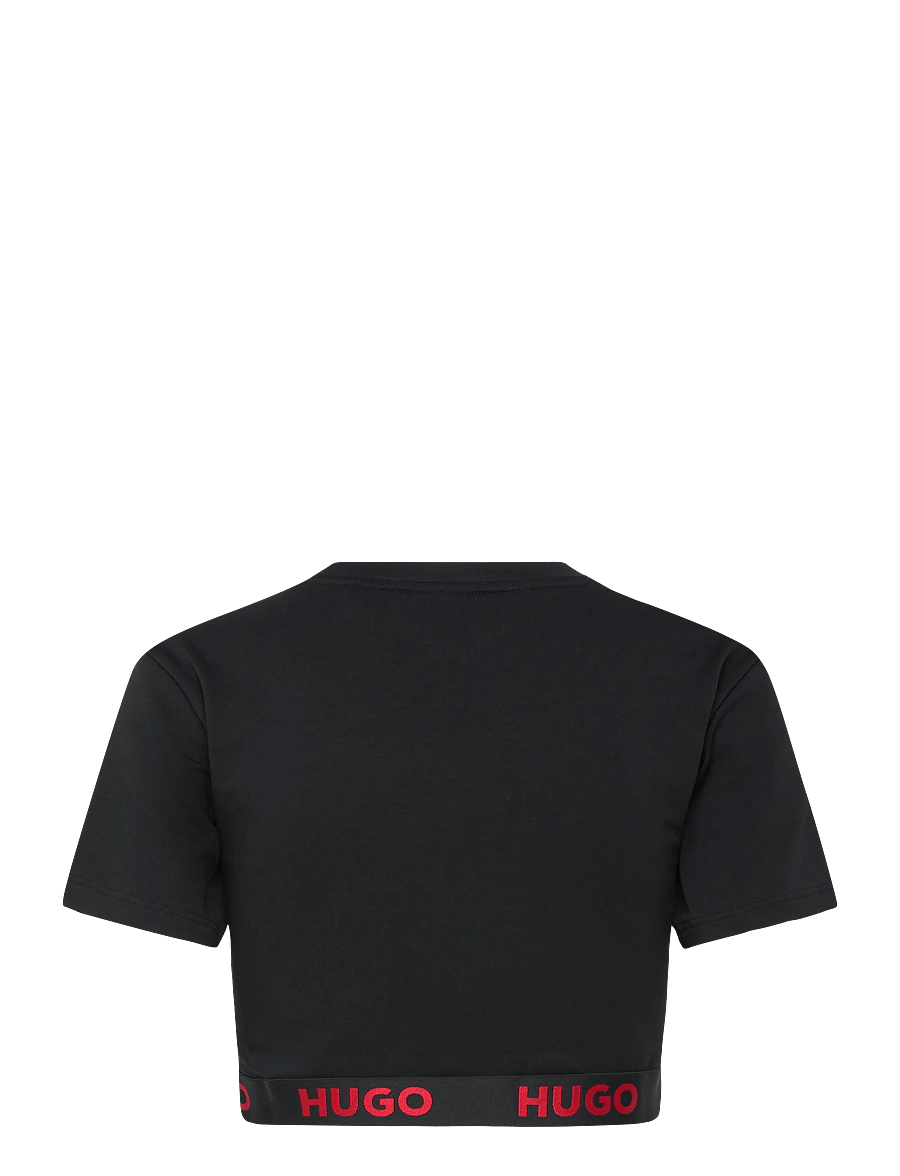 HUGO - SPORTY LOGO_T-SHIRT - hauts courts - black - 1