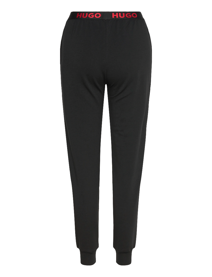 HUGO - SPORTY LOGO_PANTS - natbukser - black - 1