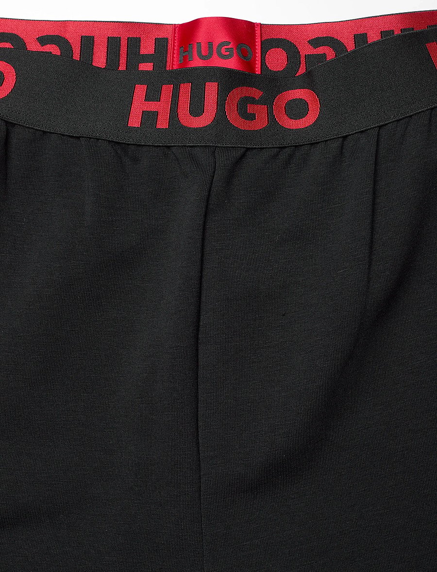 HUGO - SPORTY LOGO_PANTS - natbukser - black - 3