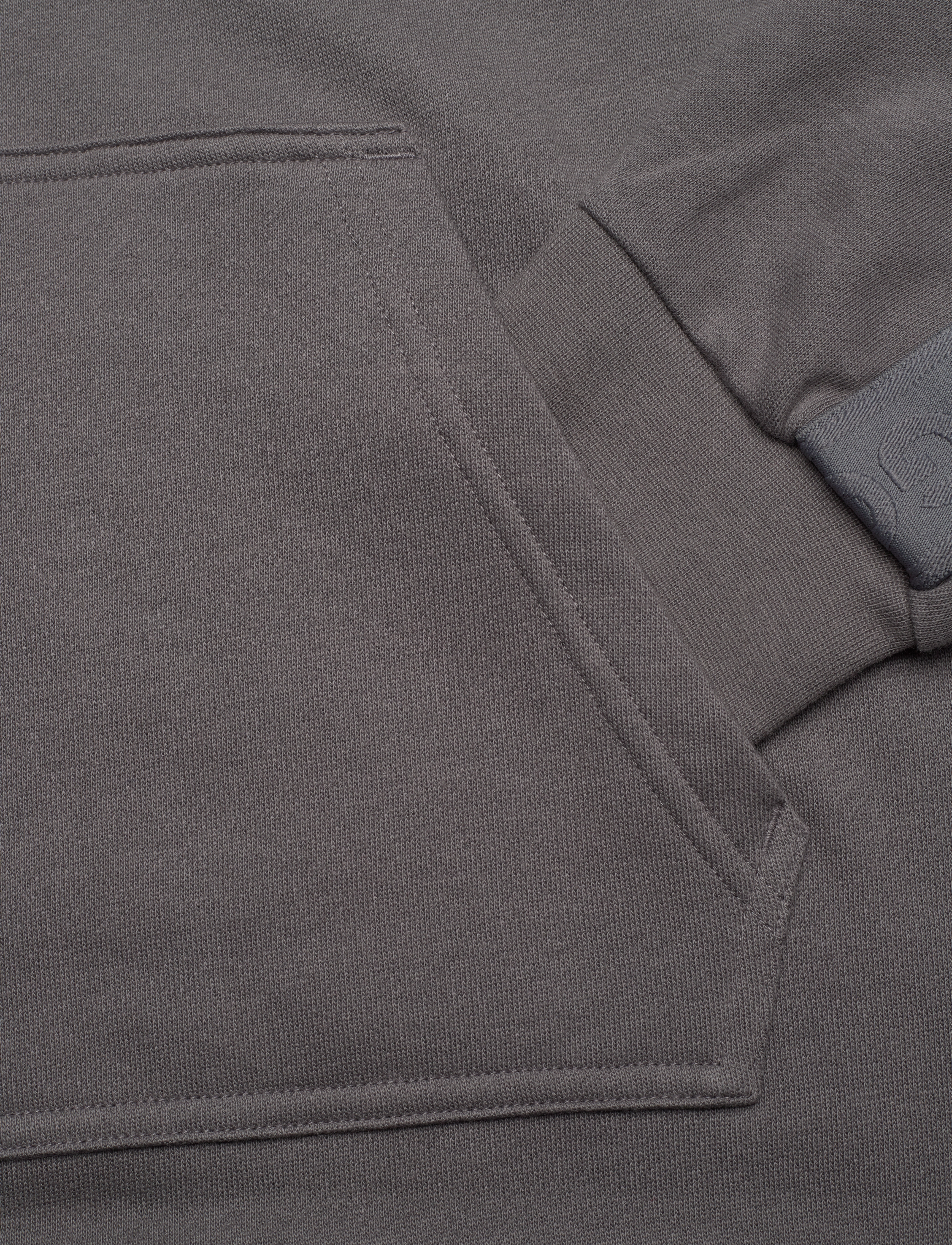 HUGO - Tonal Logo Hoodie - medium grey - 3