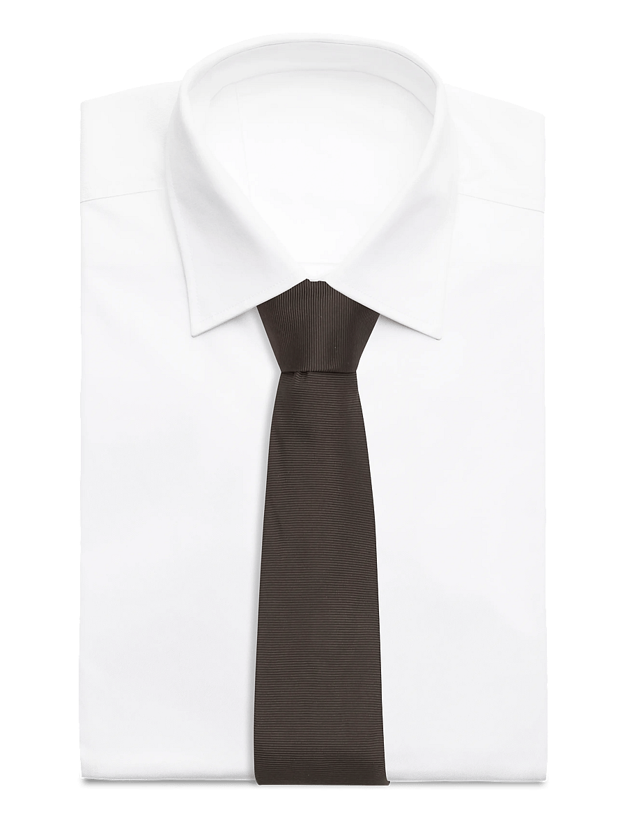 HUGO - Tie cm 6 - krawatten - brown overflow - 1