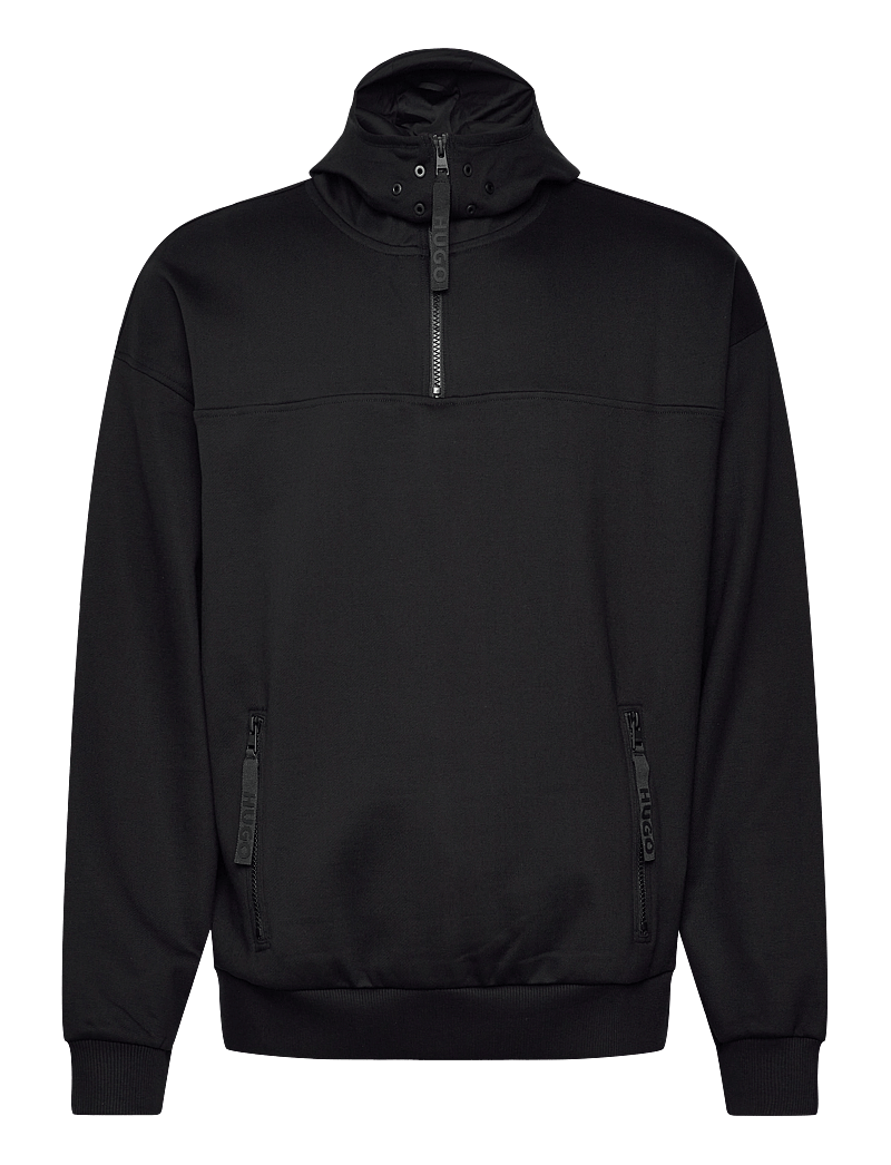 HUGO - Dilacktech - kapuutsiga dressipluusid - black - 0