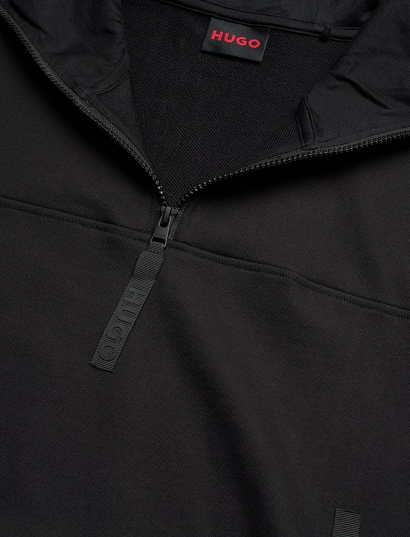 HUGO - Dilacktech - kapuutsiga dressipluusid - black - 2