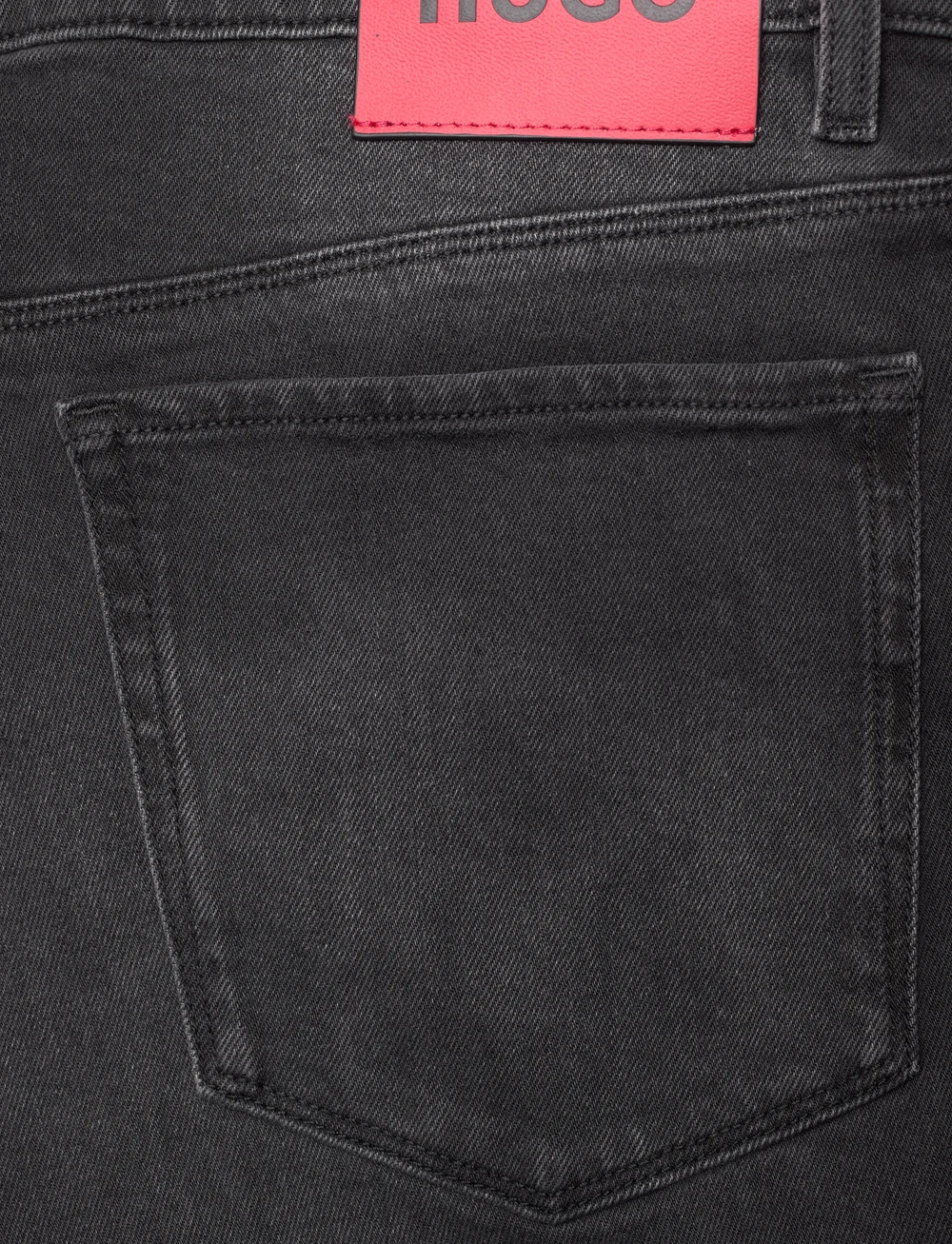 HUGO - HUGO 708 - džinsa bikses ar tievām starām - black - 4