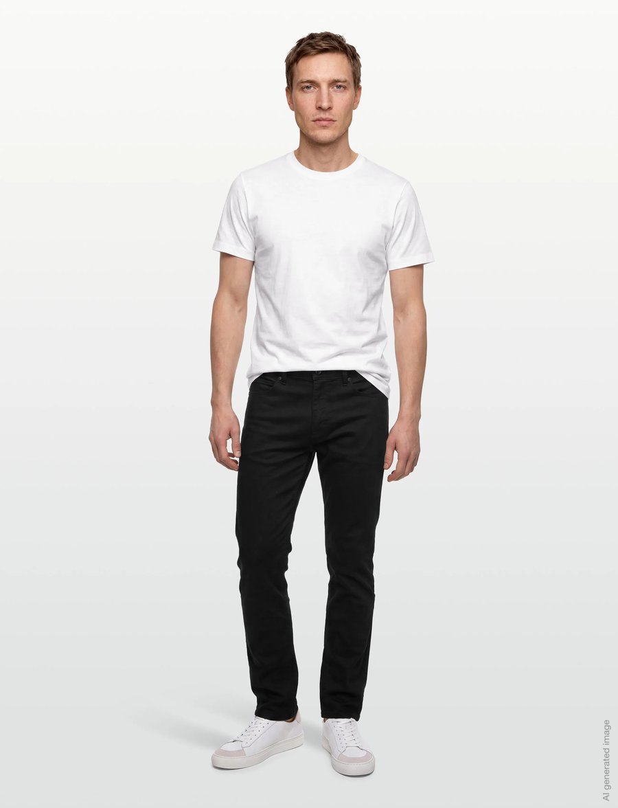 HUGO - HUGO 708 - slim-fit jeans - black - 0