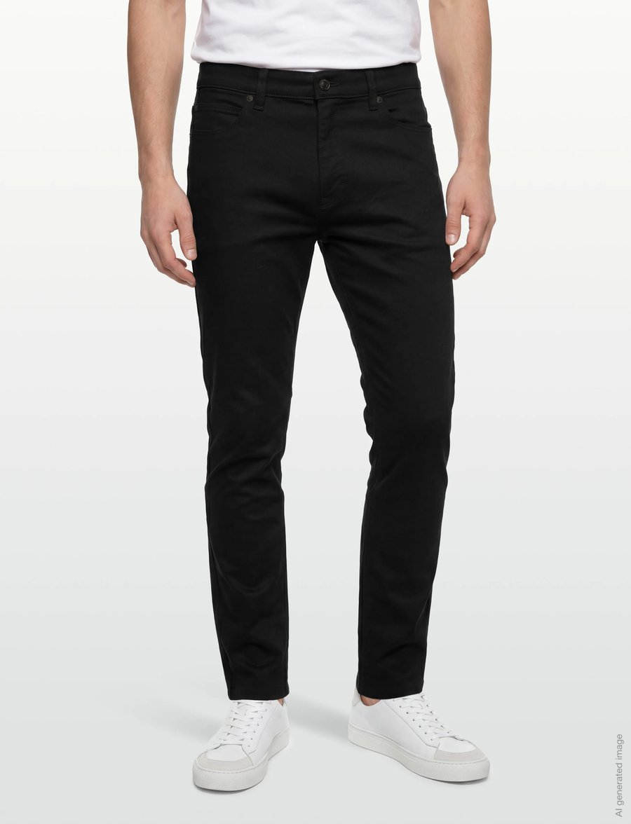 HUGO - HUGO 708 - slim-fit jeans - black - 3