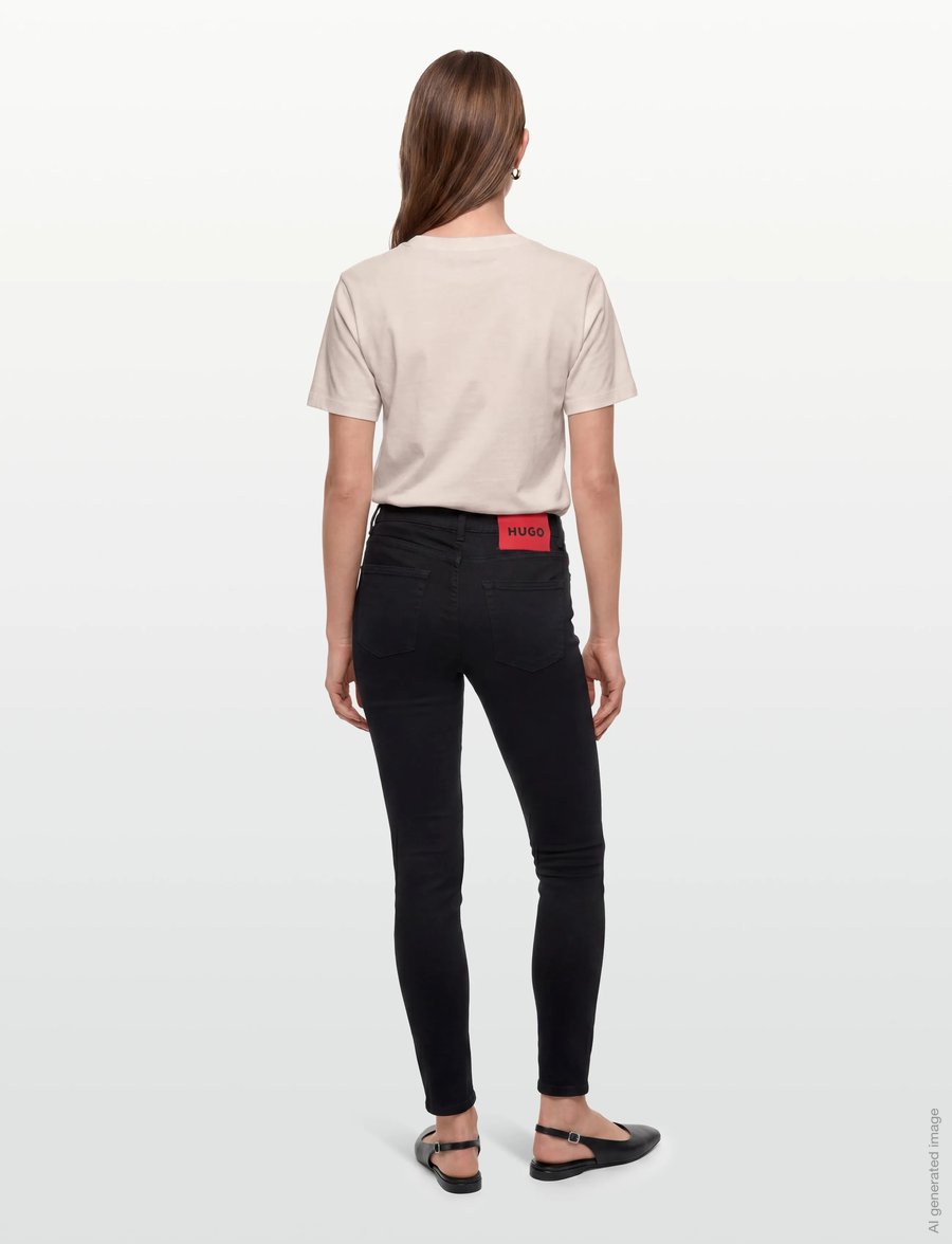 HUGO - 932 - slim-fit-jeans - black - 4
