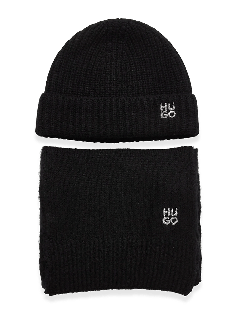 HUGO - Sarmi_Set - halstørklæder - black - 0