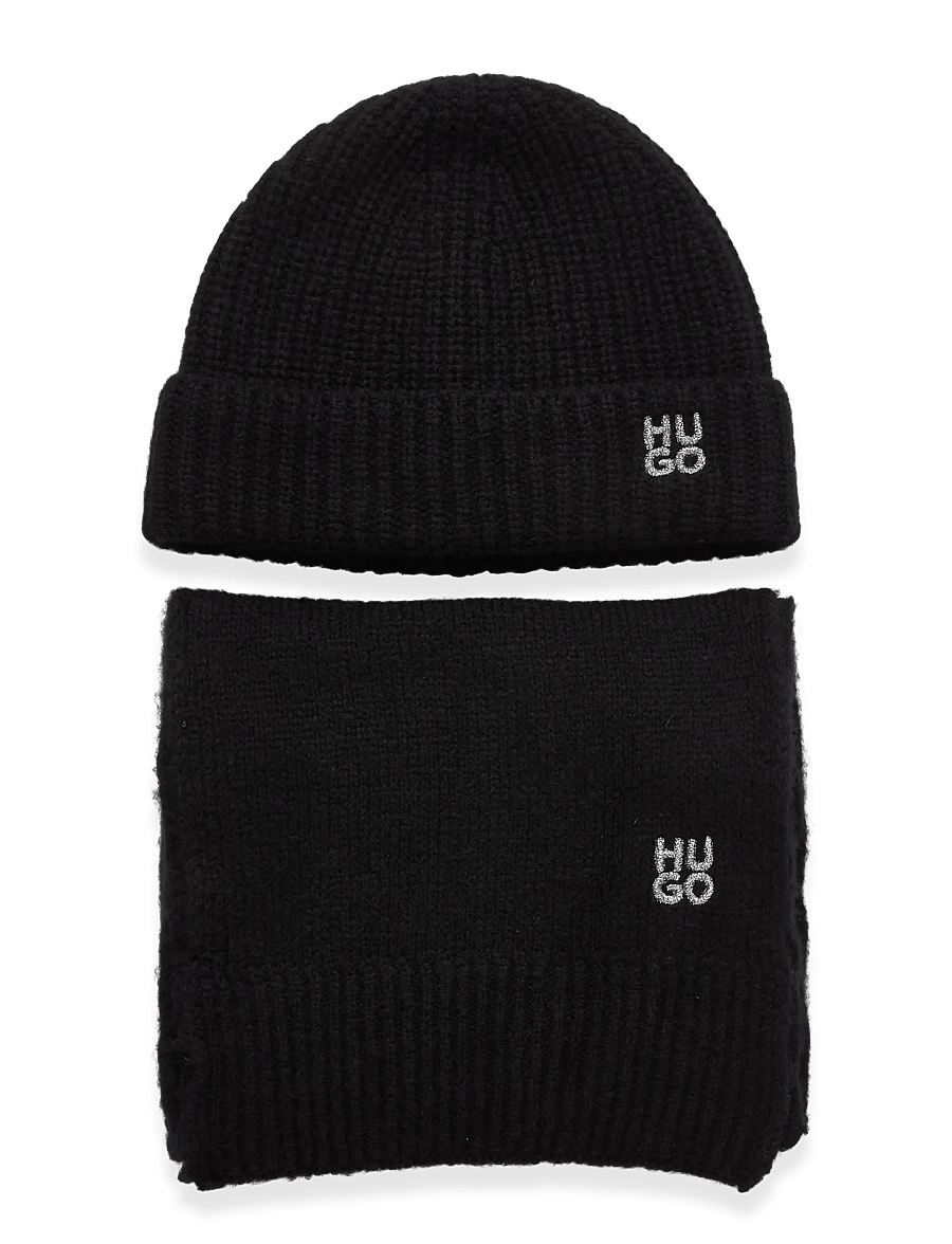 HUGO - Sarmi_Set - winterschals - black - 0