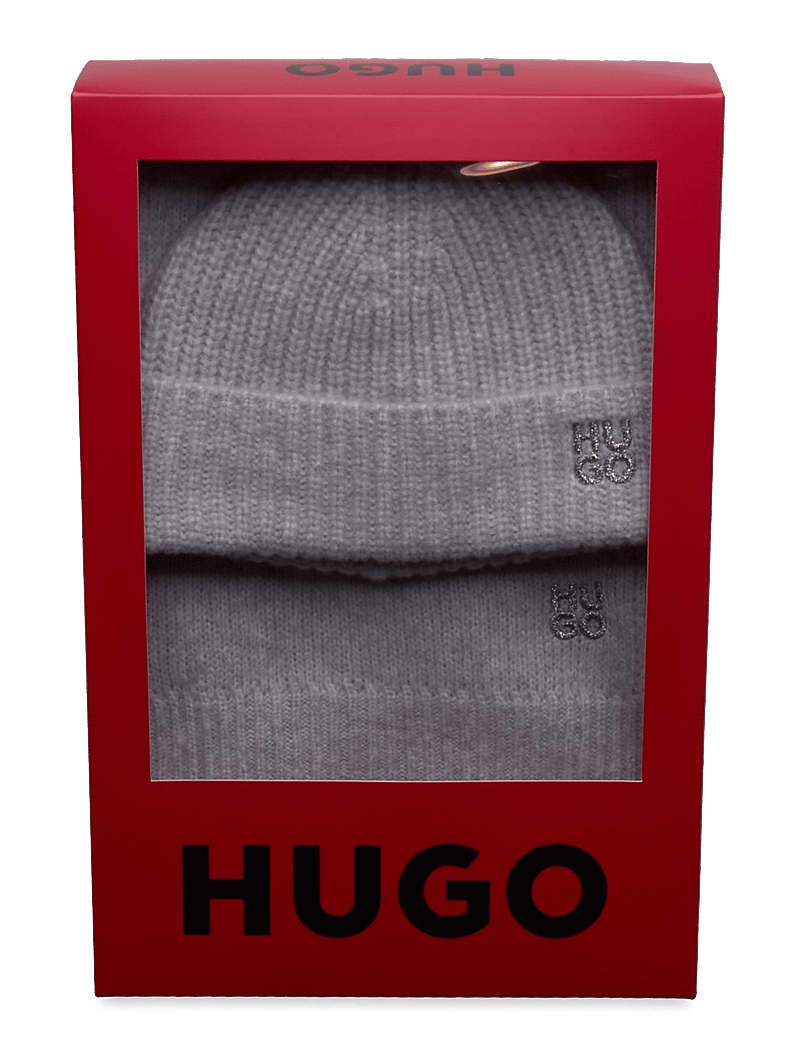 HUGO - Sarmi_Set - winterschals - medium grey - 4