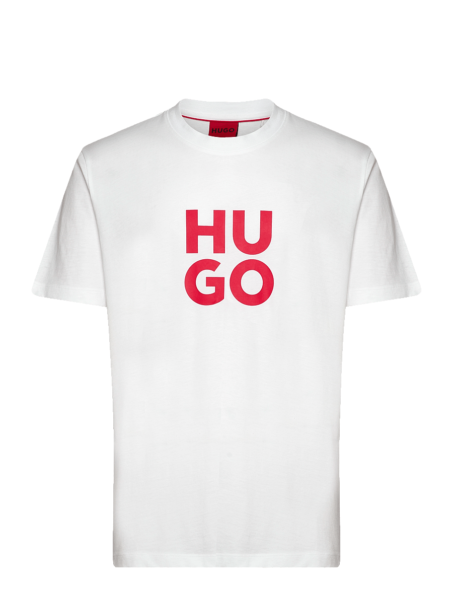 HUGO - Daltorip - kurzärmelige t-shirts - white - 0