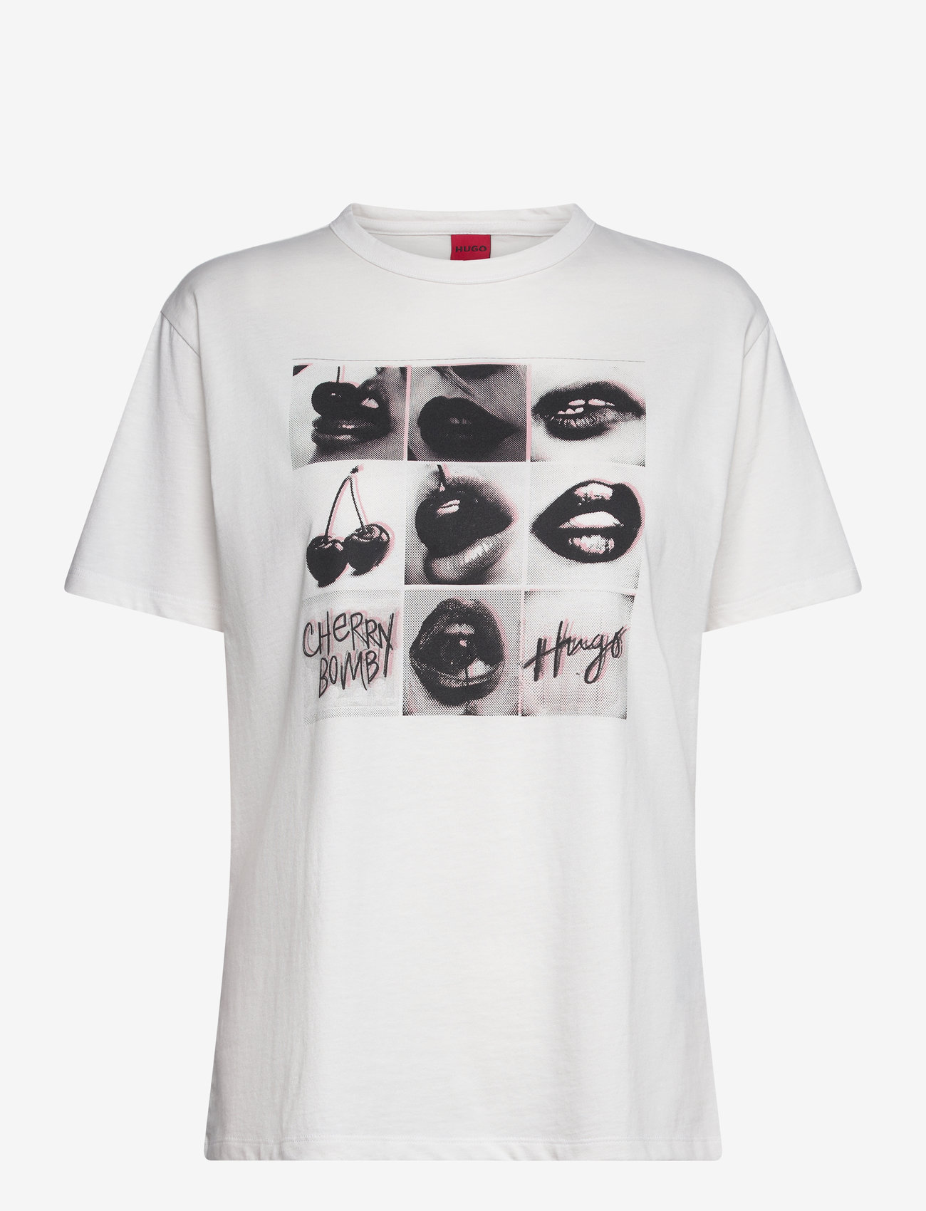 HUGO - Damacia_2 - t-shirts - natural - 0