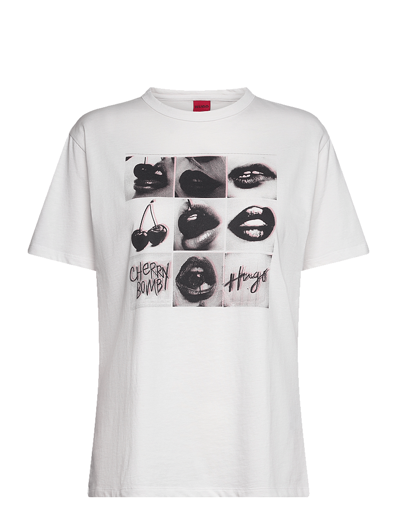 HUGO - Damacia_2 - t-shirts - natural - 0