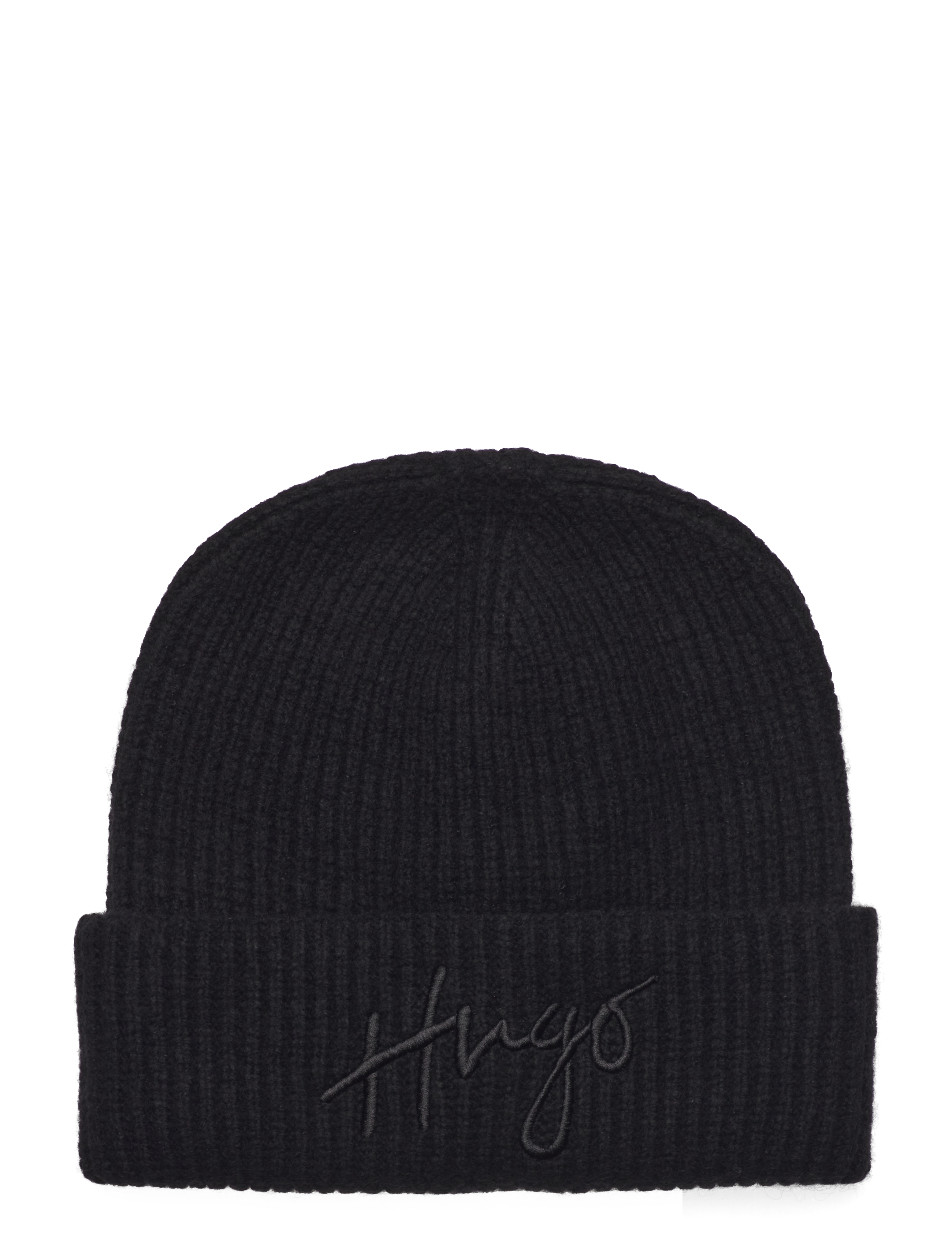 HUGO Socialy_Hat - Cashmere - BLACK / black