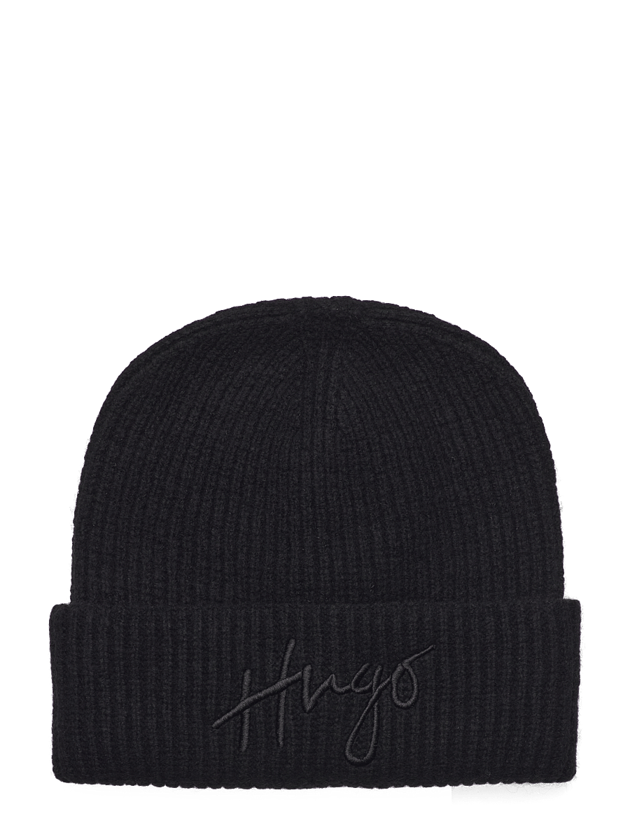 HUGO - Socialy_Hat - kootud mütsid - black - 0